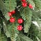 Glitzhome® 6ft Pre-lit Green Artificial Christmas Porch Tree, Warm White Lights